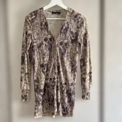 希少　HYSTERIC GLAMOUR スカル 花柄 カーディガンのサムネイル