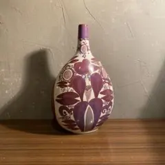 トナラ焼【El Palomar】メキシコ 陶器 フラワーベース 花瓶 - メルカリ