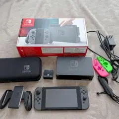 【完品】Nintendo Switch 本体セット グレー おまけつき