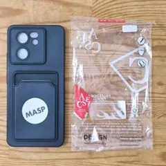 Xiaomi 13T カードスロット付き ソフトシリコンケース ブラックのサムネイル