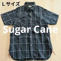 古着 Sugar Cane シュガーケーン Ｌシャツ ワイシャツ 半袖 チェック