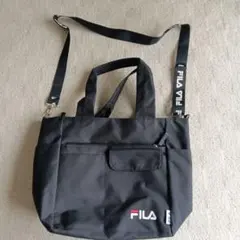 fila 黒色バッグ