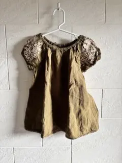 ヌキテパ 刺繍 ブラウス 2way ビーズ フェアリーグランジ Y2K インド製 