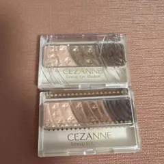 CEZANNE トーンアップアイシャドウ 11 02 2点セットのサムネイル