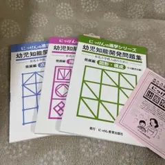 未記入 幼児知能開発問題集 発展編 にっけんの進学シリーズ - メルカリ