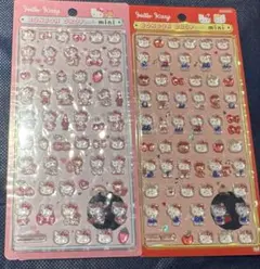 正規品 ハローキティ ピンク 赤　 ボンボンドロップシール mini