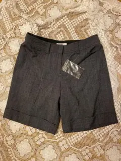 新品NATURAL BEAUTY BASIC ダークグレー ショートパンツ L