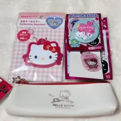 ハローキティ　まとめ売り　ポーチ　キーホルダー　ペンケース　セリア　ダイソーのサムネイル