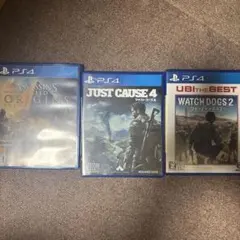 PS4 アサシンクリード オリジンズ　ジャストコーズ4 ウォッチドック2