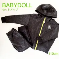 【BABYDOLL】セットアップ 110cm ブラック