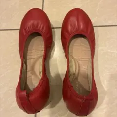 【未使用】ROCKPORT バレエシューズ レッドのサムネイル