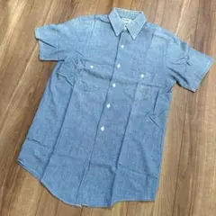80s アメリカ製 OshKosh B'gosh シャンブレーシャツ 半袖のサムネイル