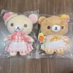 コリコグストア　コリラックマ　 チャイロイコグマ　ぬいぐるみ　2点セット