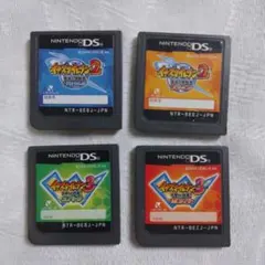 DSソフトのみ　イナズマイレブン4本まとめ　動作確認済み