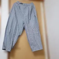 Samansa Mos2 ワイドパンツ チェック柄 フリーサイズ