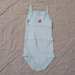 Petit Bateau水色 タンクトップ型肌着 果物イラスト