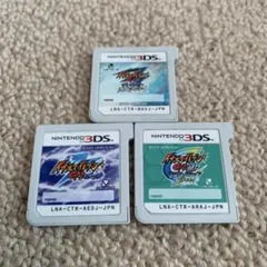 【動作OK】3DS イナズマイレブンGO 3点セット