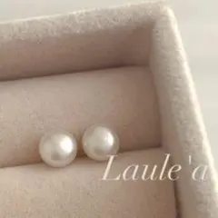 訳あり！！パールピアス　天然淡水真珠　silver925ポスト　アレルギー対応