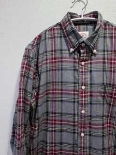 Brooks Brothers タータンチェックBDシャツ 長袖 S