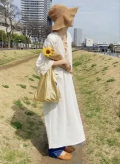 Ungrid ギャザーデザインワンピース