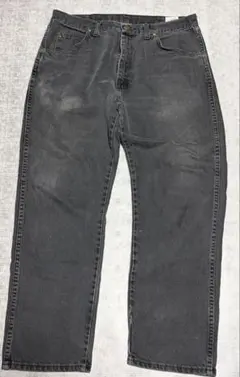 Wrangler ブラック ストレートデニム　36×30
