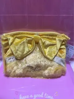 ディズニー プリンセス ボアポーチ タグあり