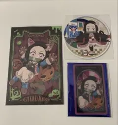 鬼滅の刃　ハロウィン　竈門ねずこ　ポスカ　メタルカード　to go特典コースター