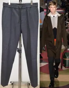 VALENTINO ヴァレンティノ 15AWヘリンボーン織りイージーパンツ44