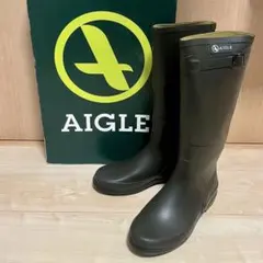 【箱有美品】AIGLE CHANTEBELLE サイズ37エーグルシャンタベル
