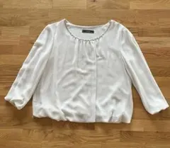 SHOO・LA・RUE ホワイト 七分袖ブラウス M