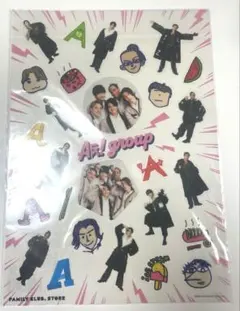 ★新品・未開封【Aぇ! group】クリアステッカー　ファミクラストア限定