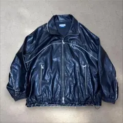 極美品MAISON SPECIAL レザージャケット　レザーブルゾン　blackのサムネイル