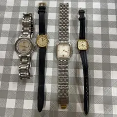 腕時計4つ　SEIKO とCITIZEN ジャンク品