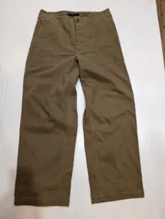 Johnbull ベイカーパンツ ボタンフライ ブラウン　L