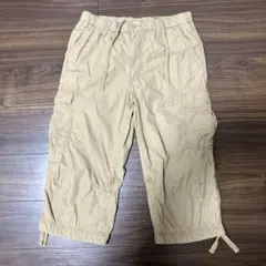 UNIQLO ベージュ カーゴハーフパンツ M