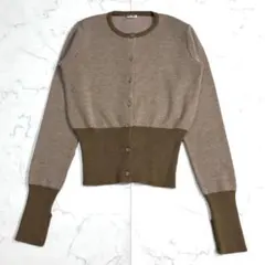 miu miu Archive Y2K クロップド ニットカーディガン 42のサムネイル