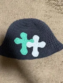 YARN バケットハット 黒グレー Y.A.R.N 値下げはコメントお願いします
