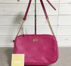 ★No38697 -G ほぼ美品 マイケルコース 本革 ショルダー バッグ