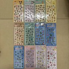 ぷくぷくシール １２個セット　PUKUPUKU SEAL