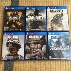 コール オブ デューティ PS4ソフト 6本セット