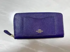 COACH コーチ 長財布 アコーディオン グラフィック CW715 グレー