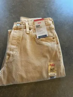 Levi’s 501 レディース コーデュロイ W25 ベージュ