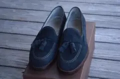 Alden タッセルローファー 6D ネイビースエード オールデン タッセルローファー ネイビースエード （ALDEN