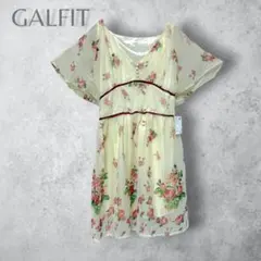 GALFIT ギャルフィット　花柄 チュニック 半袖　Y2K 平成ギャル　Mのサムネイル