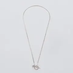 4℃ K18WG 一粒ダイヤモンド ネックレス 0.1ct 美品 正規店点検済 