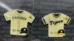 阪神タイガース ユニフォームピンバッジ 2個セット