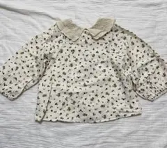 ZARA 花柄　ブラウス　18-24month 92