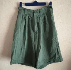 コーエン coen レディースショートパンツ キュロット グリーン