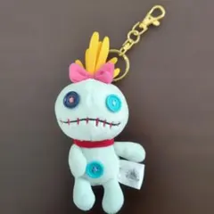 スクランプ　ディズニー ぬいぐるみキーホルダー リロ・アンド・スティッチ