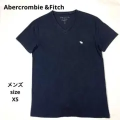 アバクロ　Tシャツ　シャツ　カットソー　半袖　黒　サイズXS  Vネック